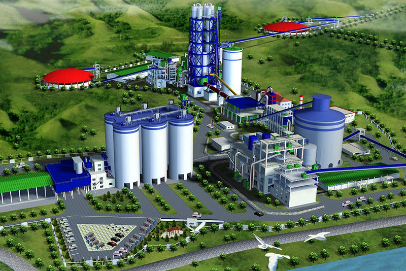 新型干法水泥生產(chǎn)線設(shè)計圖